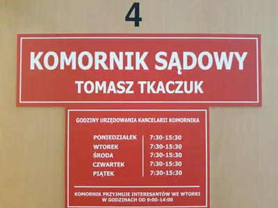 Komornik Tomasz Tkaczuk - Białystok - Kancelaria Komornicza